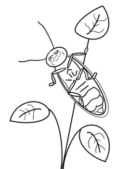 Firefly creature templatecoloring page by midwestern millenial