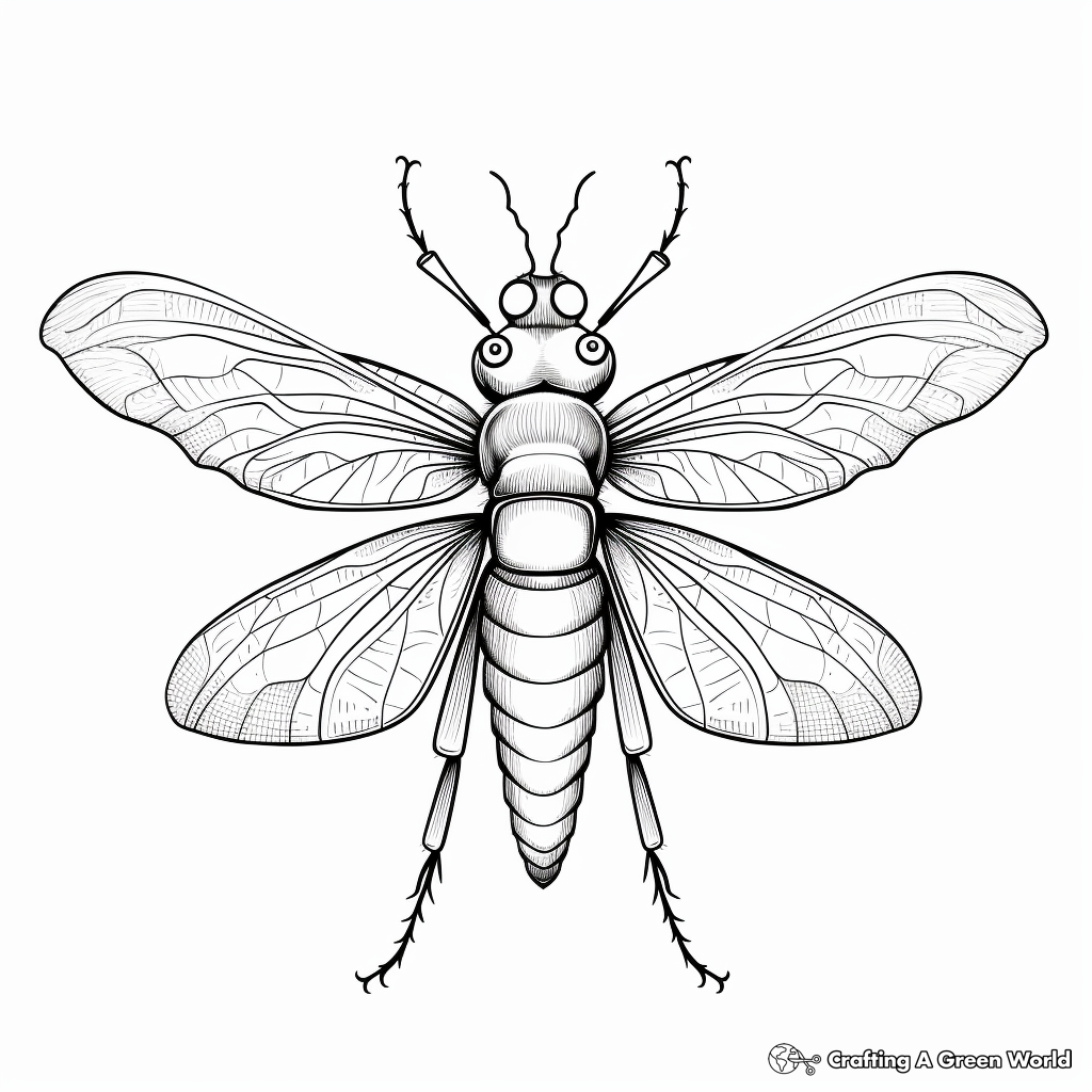 Firefly coloring pages