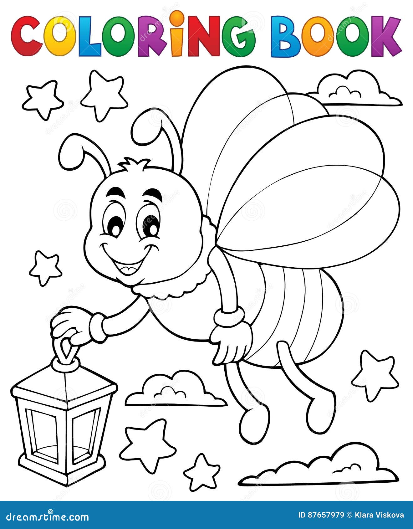 Firefly coloring stock illustrations â firefly coloring stock illustrations vectors clipart