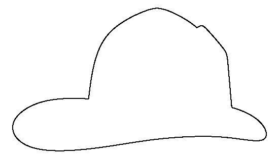 Free printable firefighter hat template