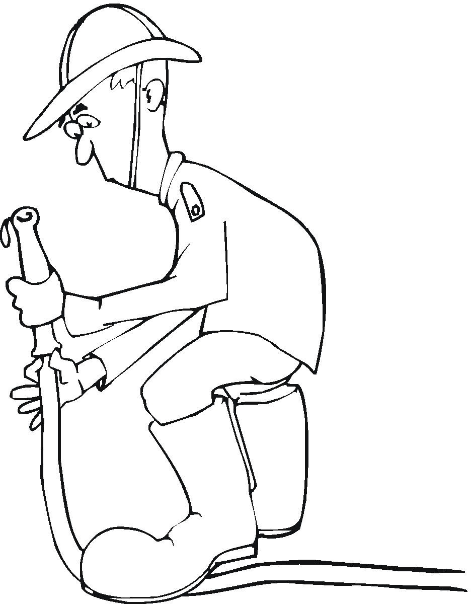 Best fireman coloring pages for kids