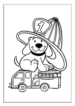 Creative exploration printable fire truck coloring pages for young artists