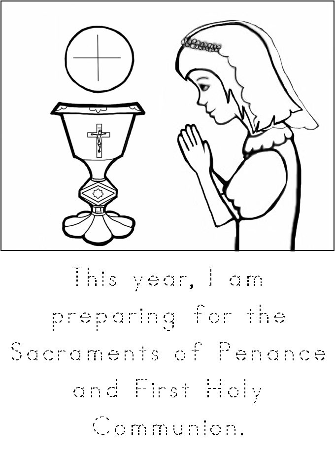 First munion prep journal raising teaching little saints
