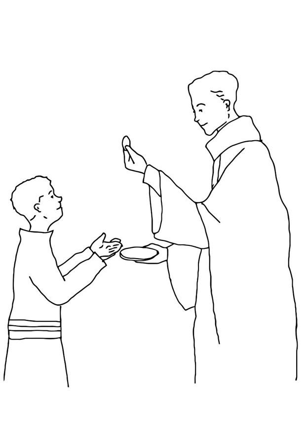 Coloring page first munion