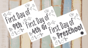 First day of school free printable coloring pages