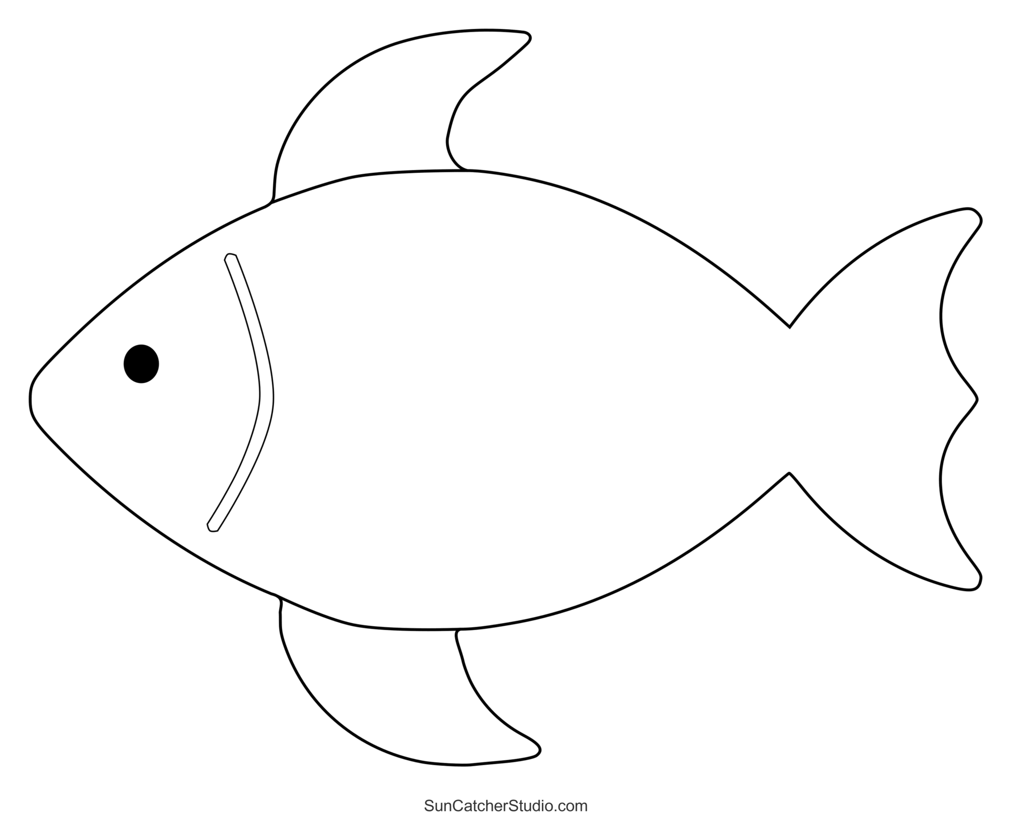 Fish patterns and marine templates printable stencils â diy projects patterns monograms designs templates