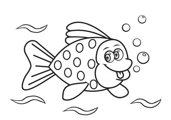 Thousand crazy cartoon fish royalty