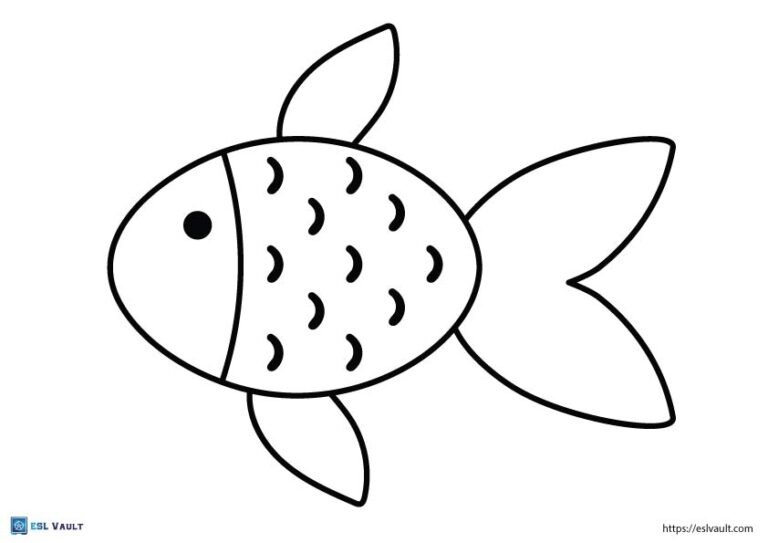 Free printable fish outline templates pdfs