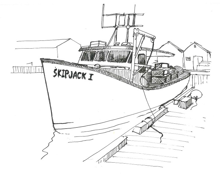 Nelson rice on x quick lunchtime sketch of pei fishing boat sketch penandink pei httpstcodxmfgnkczq x