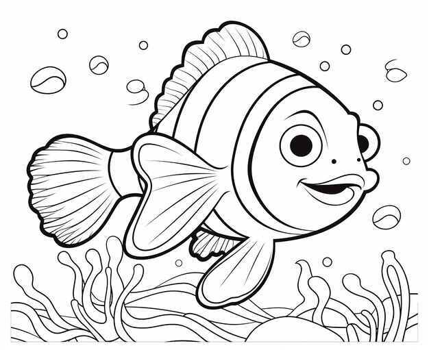Page fish coloring pages free printable images