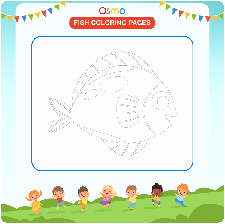 Fish coloring pages download free printables