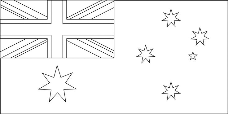 Australian flag colour in drapeau colorier drapeau australie