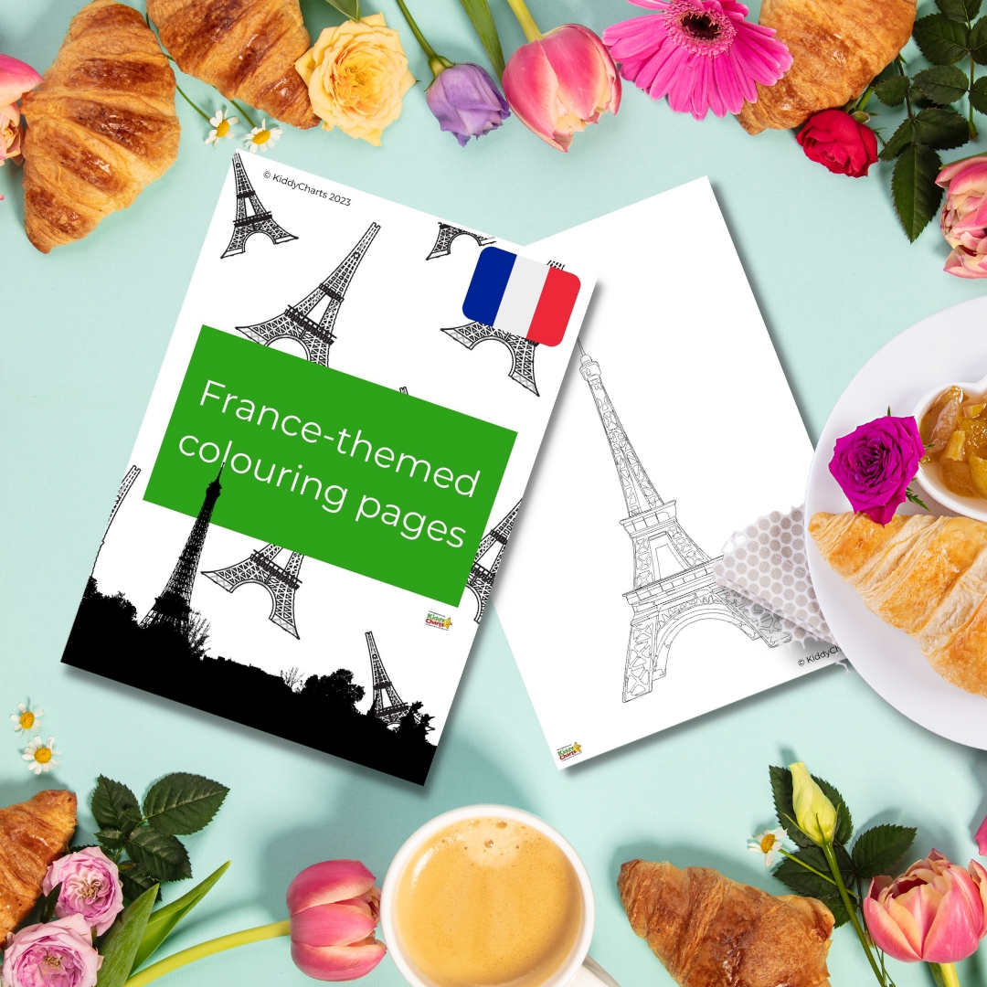 Unleash creativity with our free france and french flag coloring pages