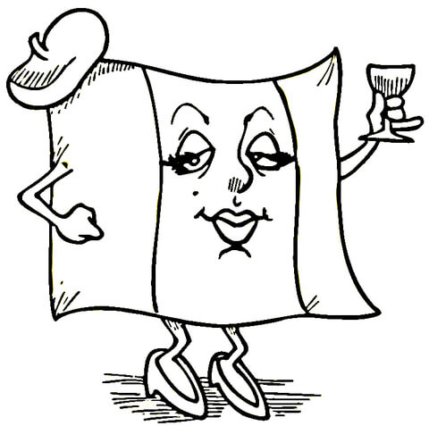 Flag of france with french symbols coloring page free printable coloring pages