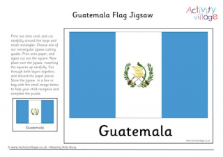 Guatemala flag printable