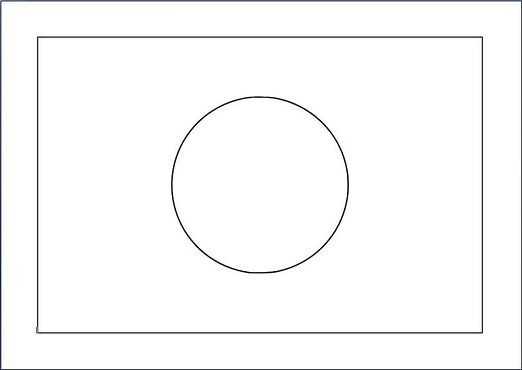 The flag of japan