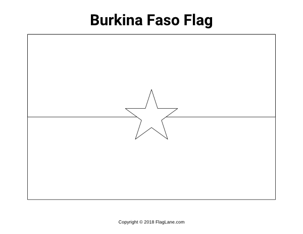 Free african flag coloring pages