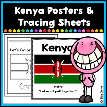 Kenya coloring tpt