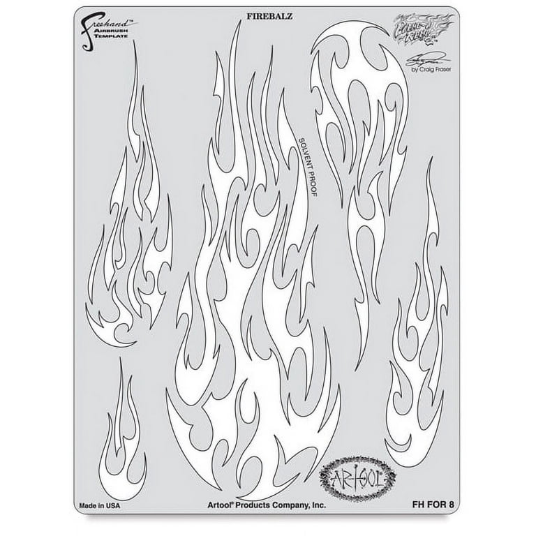 Iwata artool freehand template