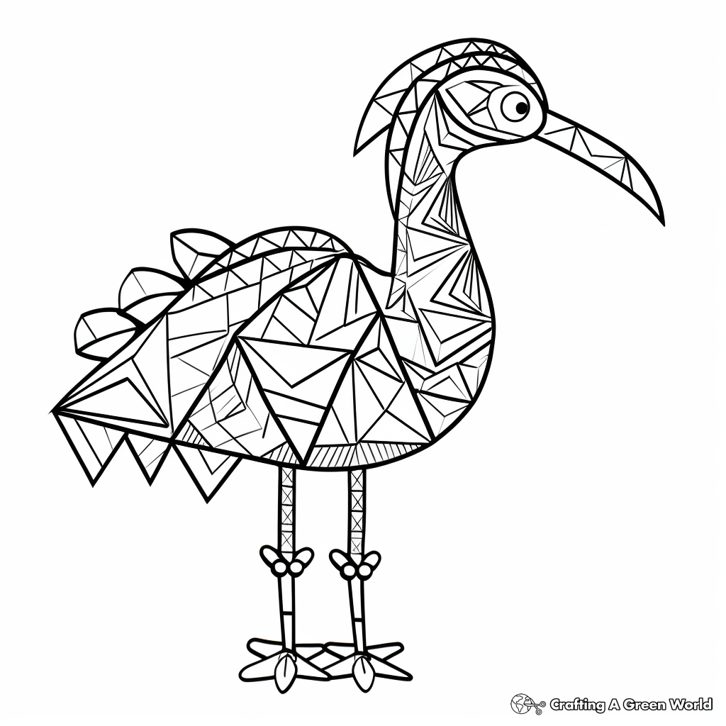 Flamingo coloring pages