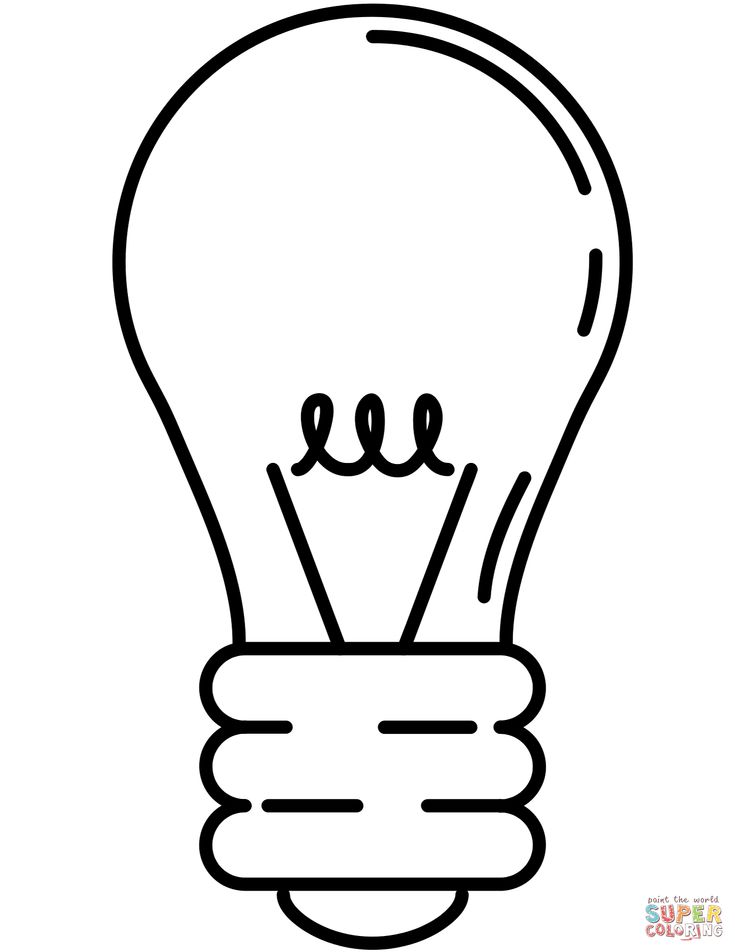 Lightbulb coloring page free printable coloring pages free printable coloring pages coloring pages light bulb template