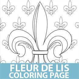 Lots of free printables fleur lis coloring page coloring pages free coloring pages free printable coloring pages