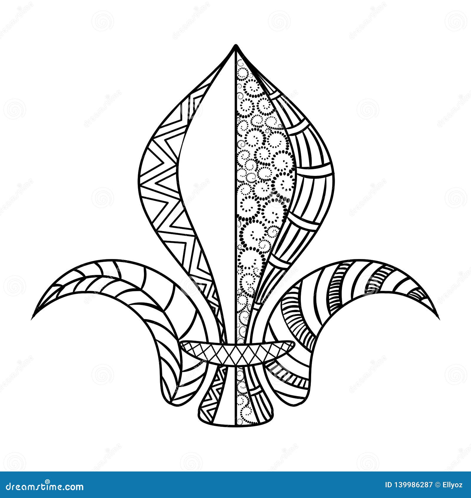 Mardi gras coloring page stock vector illustration of vector