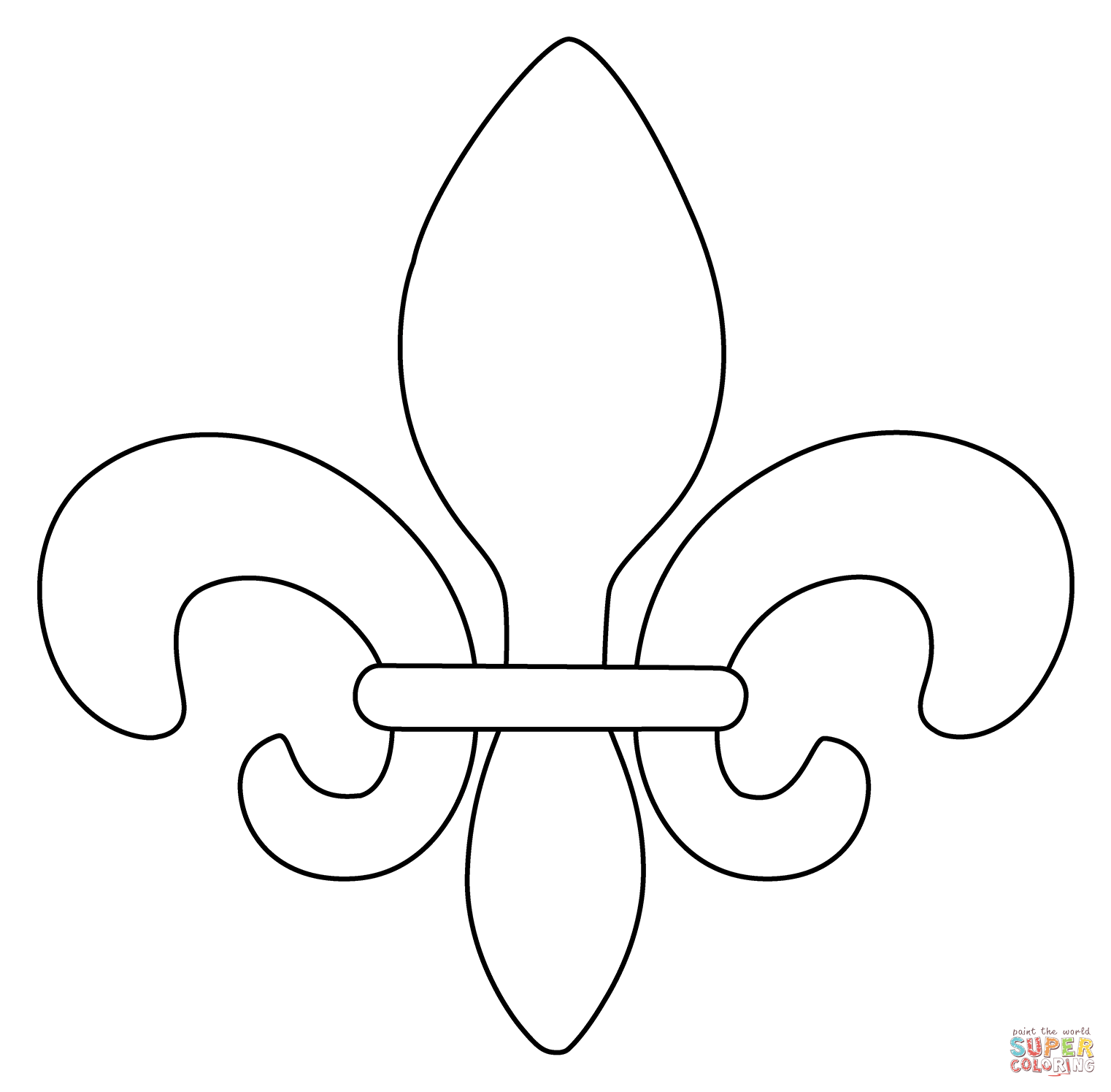 Fleur de lis emoji coloring page free printable coloring pages
