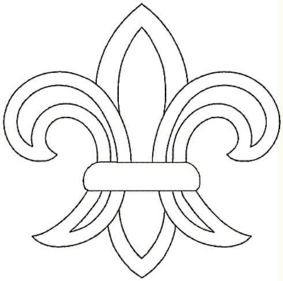 Embroidery design fleur