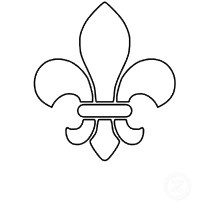 Fleur de lis coloring pages