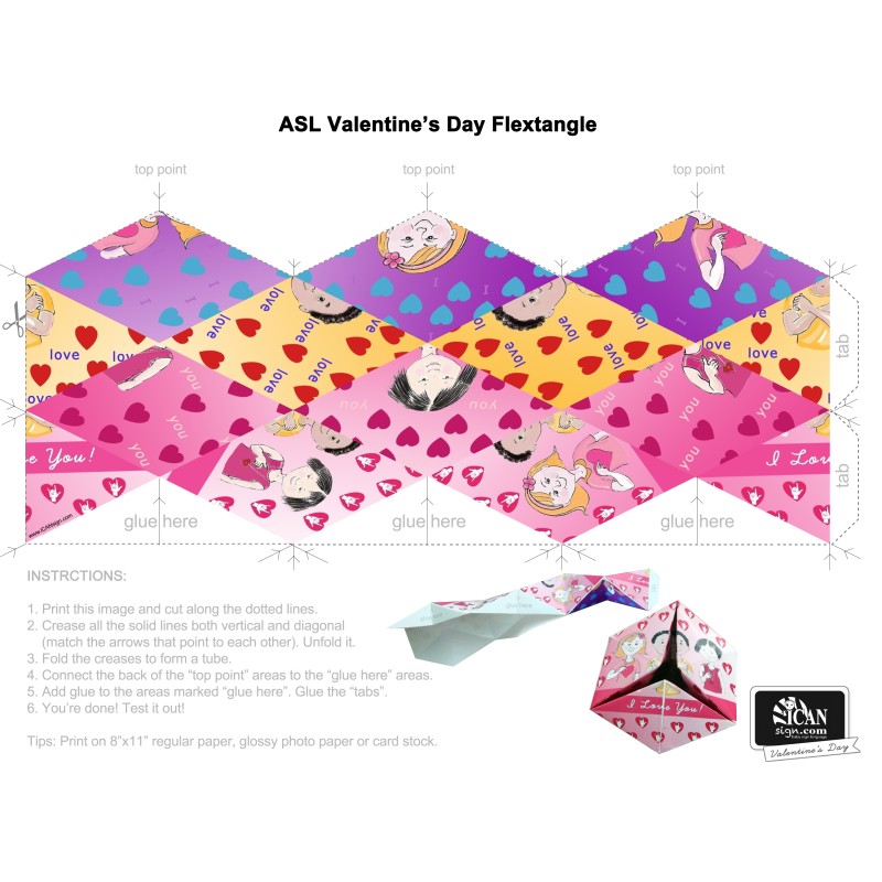 Asl activity flextangle i love you