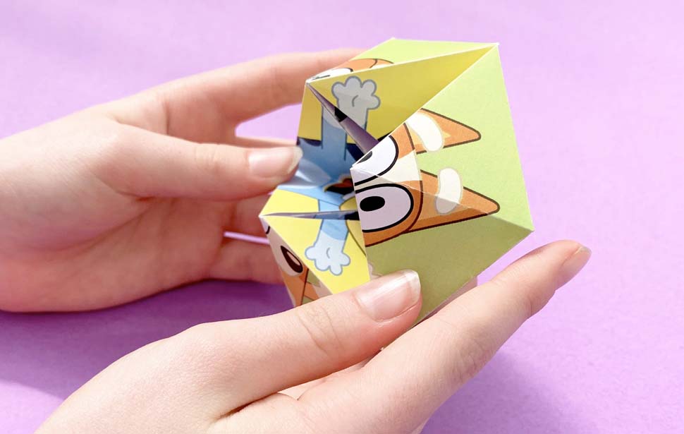 Make your own paper puzzle flextangle at home