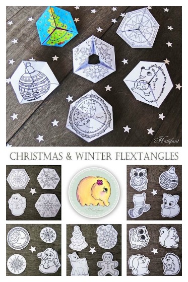 Christmas and winter flextangles