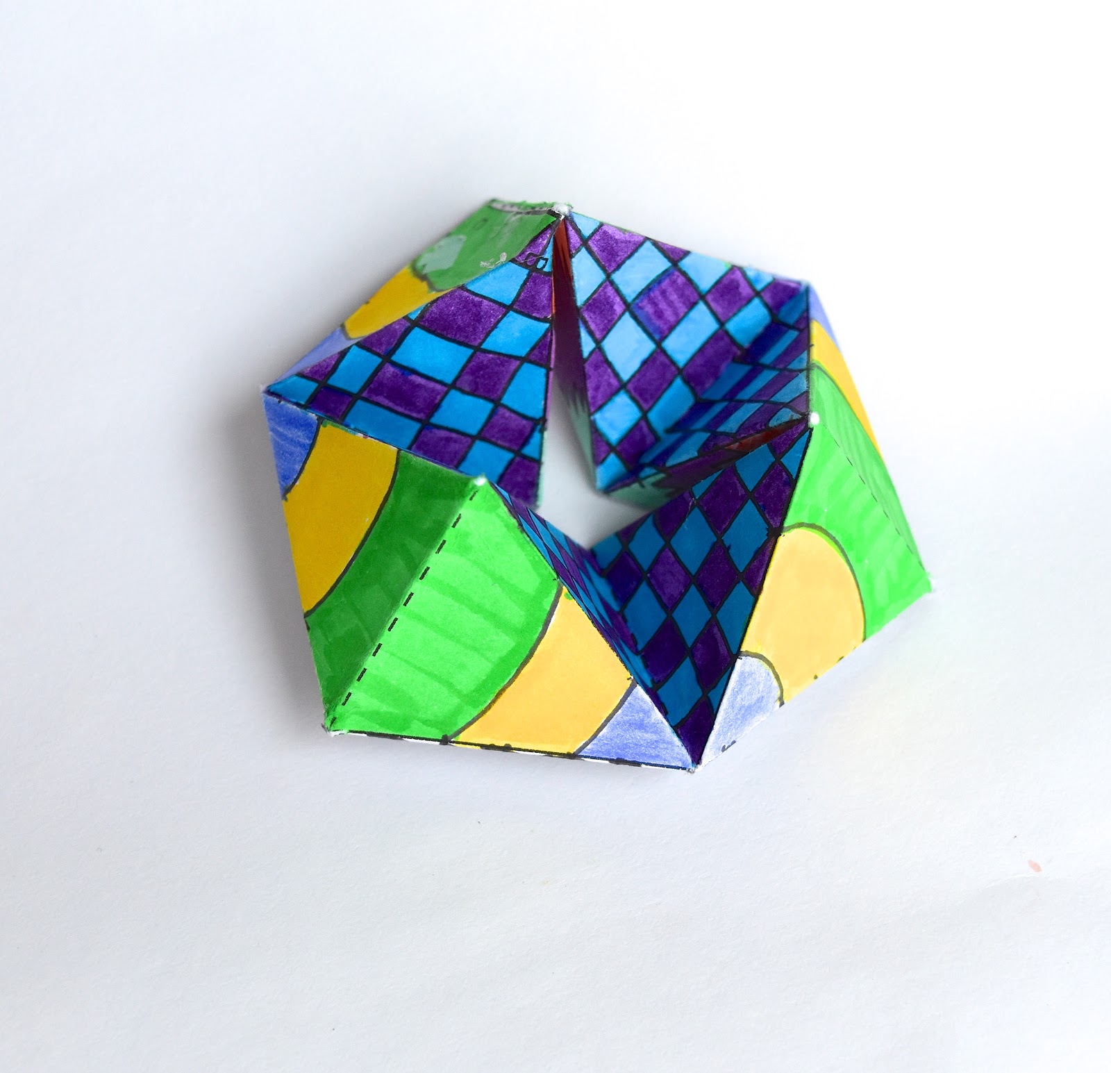 Ikat bag flextangles