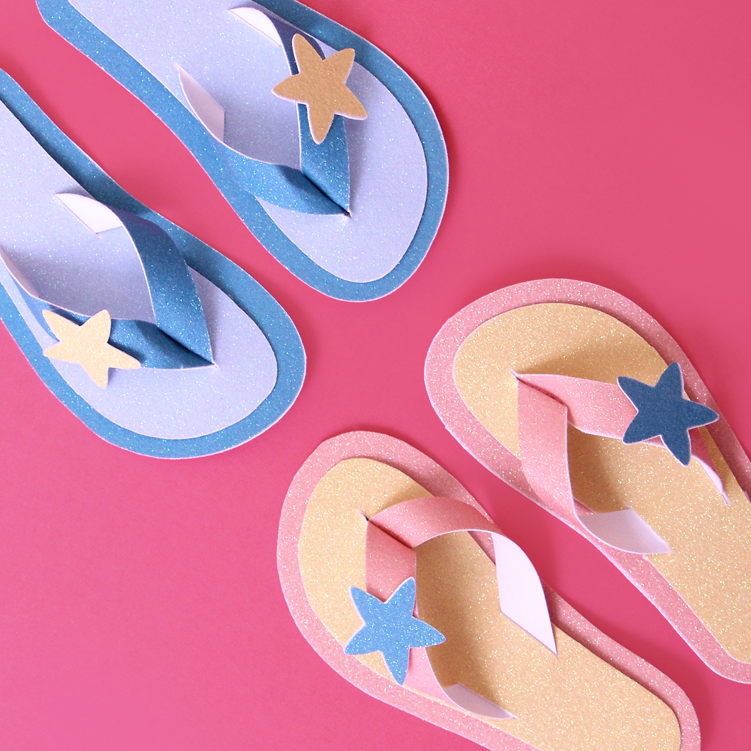 Paper flip flops