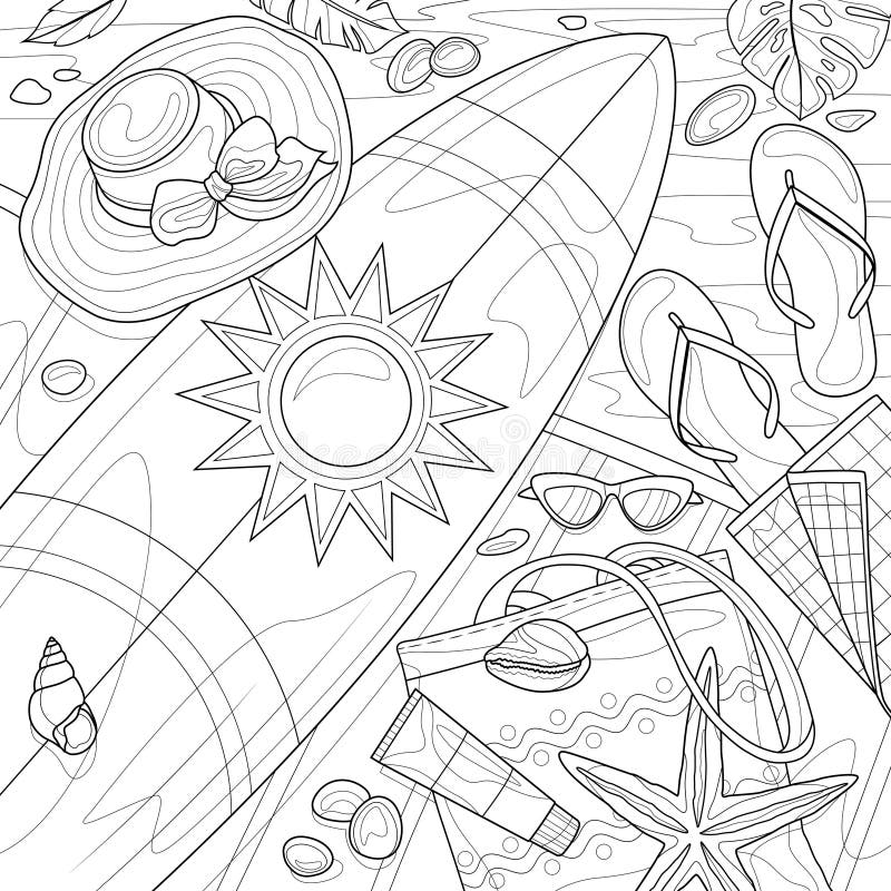 Coloring flip flops stock illustrations â coloring flip flops stock illustrations vectors clipart