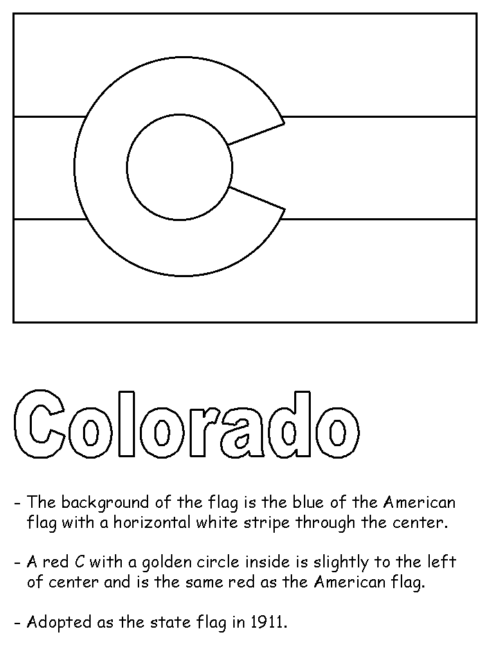 Colorado state flag