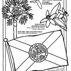 Florida coloring pages printable for free download