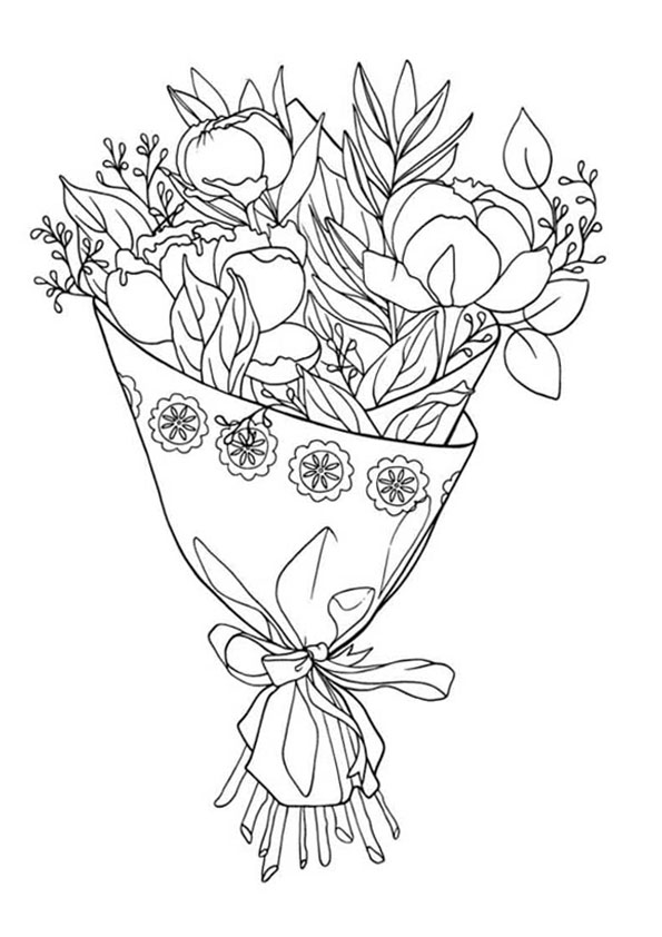 Coloring pages printable flowers coloring pages for kids