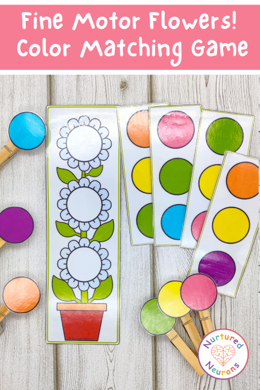 Fine motor flowers