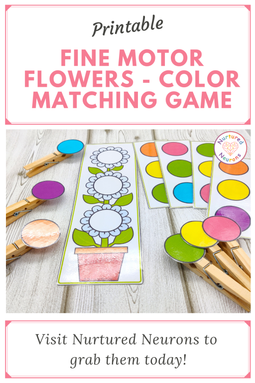 Fine motor flowers