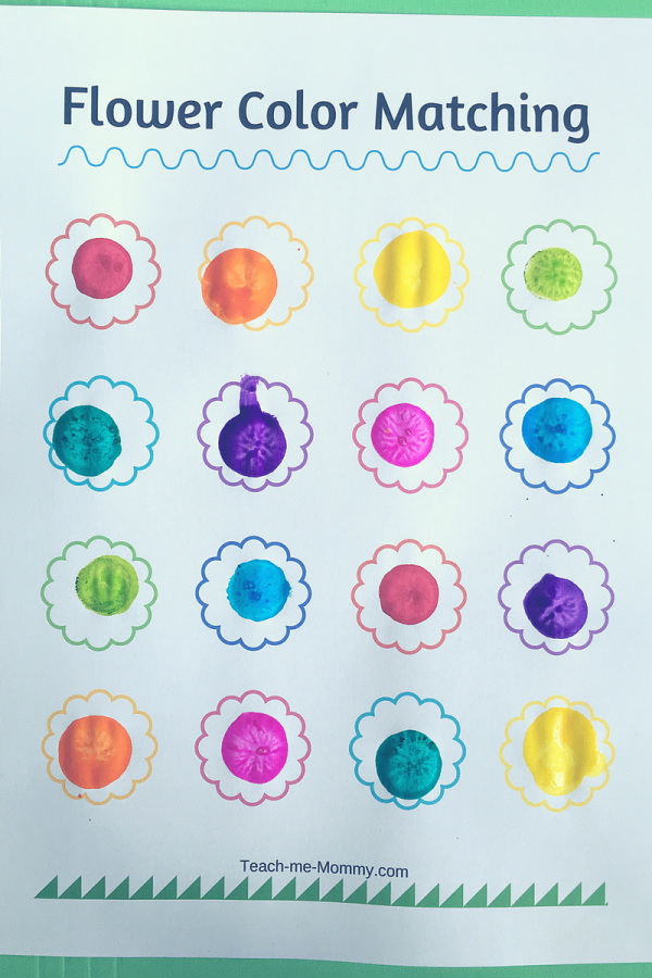 Flower color matching