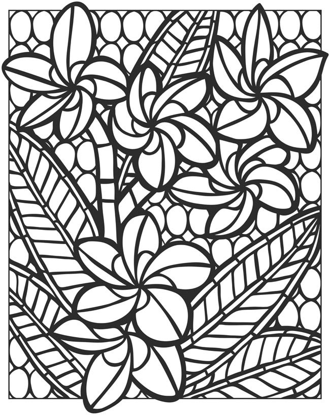 Creative haven floral mosaics coloring book by jessica mazurkiewicz coloring page wele to dovâ abstract coloring pages coloring pages adult coloring pages