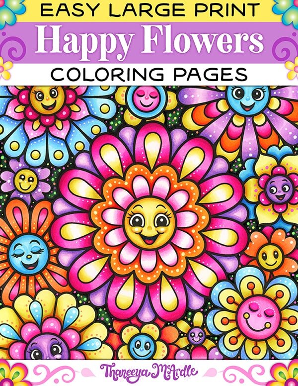 Printable coloring pages fun downloadable adult coloring books by thaneeya mcardle â art is fun