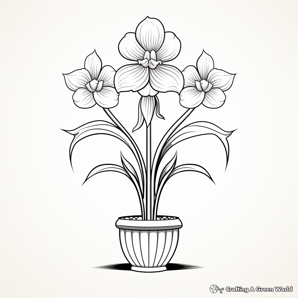 Flower coloring pages