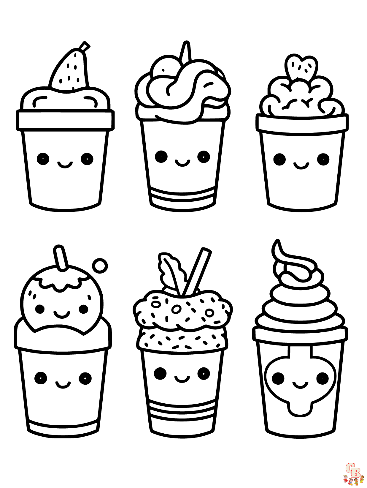 Food coloring pages printable free and easy to use for kids