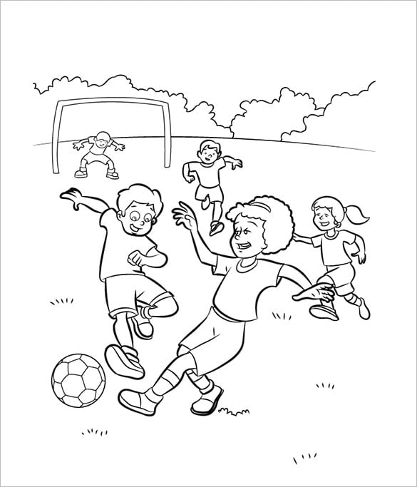 Football coloring pages