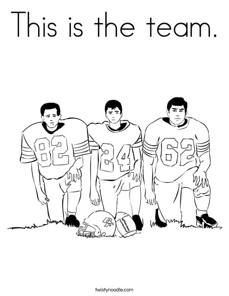 This is the team coloring page