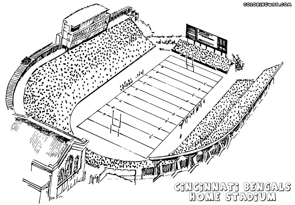 Football field coloring pages coloring pages to download and print