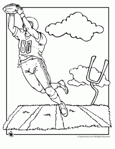 Football coloring pages woo jr kids activities childrens publishing